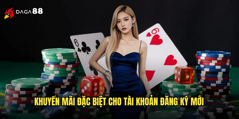 Khuyến mãi đặc biệt cho tài khoản đăng ký mới