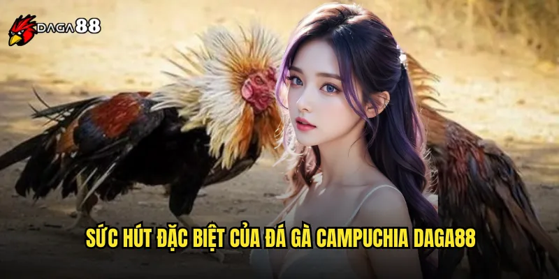Sức hút đặc biệt của đá gà Campuchia DAGA88
