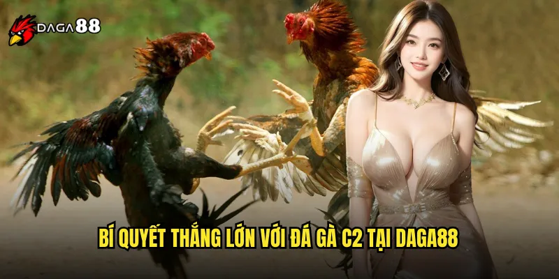 Đá Gà C2 DAGA88 Sảnh Cược Cao Cấp Dành Cho VIP 3 Bí quyết thắng lớn với đá gà C2 tại DAGA88